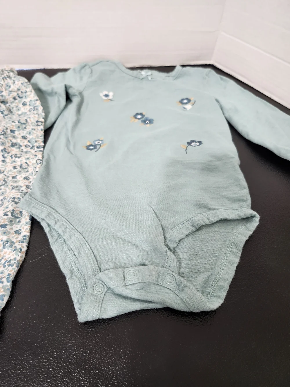 Girls 18 Months Matching Outfits 2 Sets Polka Dots Floral Long Sleeve Pants
